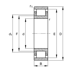 �A���L���S�� N240-E-M1, ����(j��) DIN 5412-1 ��(bi��o)��(zh��n)����Ҫ�ߴ�, �Ƕ�λ�S��, �ɷ��x, �����ּ�