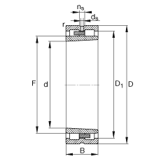 �A���L���S�� NNU4992-S-K-M-SP, ���� DIN 5412-4 �˜ʵ���Ҫ�ߴ�, �Ƕ�λ�S��, �p�У����F�ף��F�� 1:12 ���ɷ��x, �����ּܣ��pС�ď���Ȳ���϶�����ƹ���