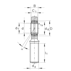 �U���S�� GAR45-DO-2RS, ���� DIN ISO 12 240-4 �˜ʣ����������ݼy����S�o���ɂȴ��ܷ�