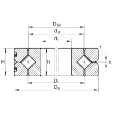 ����L���S�� SX011814, ���� DIN 616 �˜ʵĳߴ�ϵ�� 18