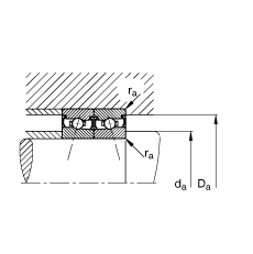 ���S�S�� HSS71908-E-T-P4S, �{�����Ɍ����b�����|�� �� = 25�㣬�ɂȴ��ܷ⣬�ǽ��|�����ƹ���