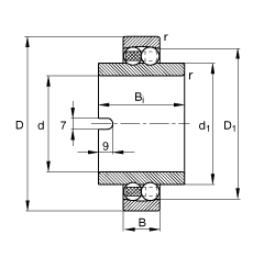 ���{�����S�� 11210-TVH, ���� DIN 630 �˜ʵ���Ҫ�ߴ磬��Ȧ���L