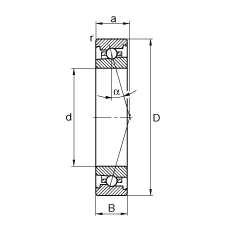 ���S�S�� HS71908-C-T-P4S, �{�����Ɍ����b�����|�� �� = 15�㣬���ƹ���