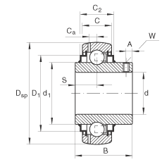 ���������S�� GYE40-KRR-B, ������Ȧ�� ƽ�^��ᔶ�λ���ɂ� R ���ܷ�