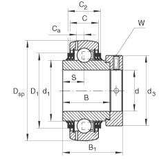 ���������S�� GE40-KTT-B, ������Ȧ��ƫ���iȦ��λ�� �ɂ� T ���ܷ�