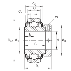 ���������S�� GE40-KRR-B-2C, ������Ȧ��ƫ���iȦ��λ�� �ɂ�(c��) R ���ܷ�