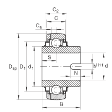 ���������S�� GLE60-KRR-B, ������Ȧ�� �Ƕ�λ�S�У���(n��i)Ȧ���(q��)��(d��ng)�ۣ��ɂ�(c��) R ���ܷ�