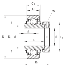 ���������S�� E45-KRR, �A����Ȧ��ƫ���iȦ��λ�� �ɂ� R ���ܷ�