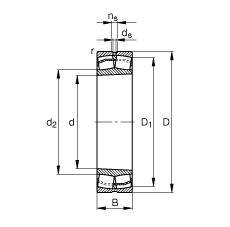 �{�ĝL���S�� 21317-E1-K, ���� DIN 635-2 �˜ʵ���Ҫ�ߴ�, �F�ף��F�� 1:12