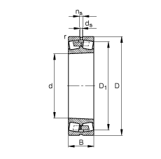 �{(di��o)�ĝL���S�� 24096-B-K30-MB, ����(j��) DIN 635-2 ��(bi��o)��(zh��n)����Ҫ�ߴ�, �F�ף��F�� 1:30
