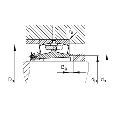 �{�ĝL���S�� 23288-B-K-MB + H3288, ���� DIN 635-2 �˜ʵ���Ҫ�ߴ�, ���F�׺;o����