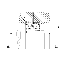 �{�ĝL���S�� 239/710-K-MB + AH39/710, ���� DIN 635-2 �˜ʵ���Ҫ�ߴ�, ���F�׺���ж��