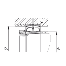 �{�ĝL���S�� 21317-E1-K, ���� DIN 635-2 �˜ʵ���Ҫ�ߴ�, �F�ף��F�� 1:12